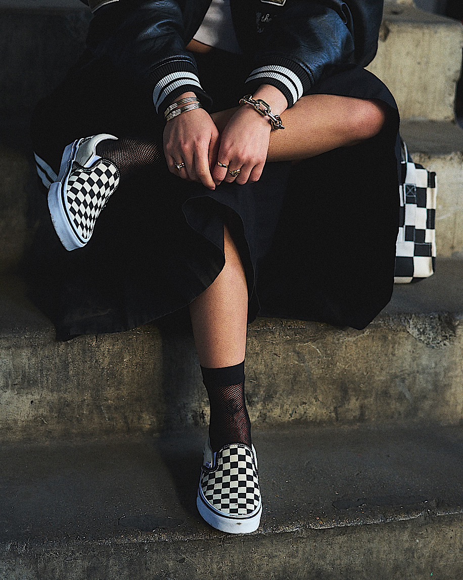 VANS SLIP ON CLASSIC BLACK / NATURAL - Image 2