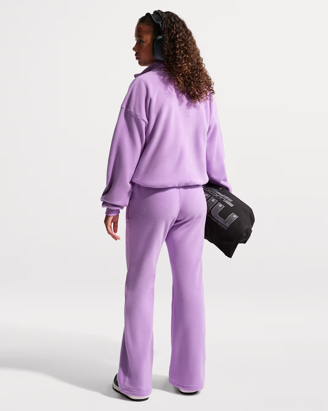 Nike flíspeysa barna fjólublátt - Image 4
