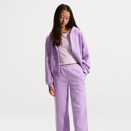 Nike Sportswear Studio Fleece Girls Open-Hem Pants