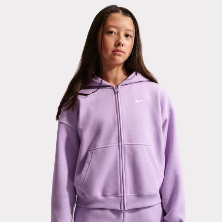 Nike Older Kids (Girls) Oversized Full-Zip Hoodie