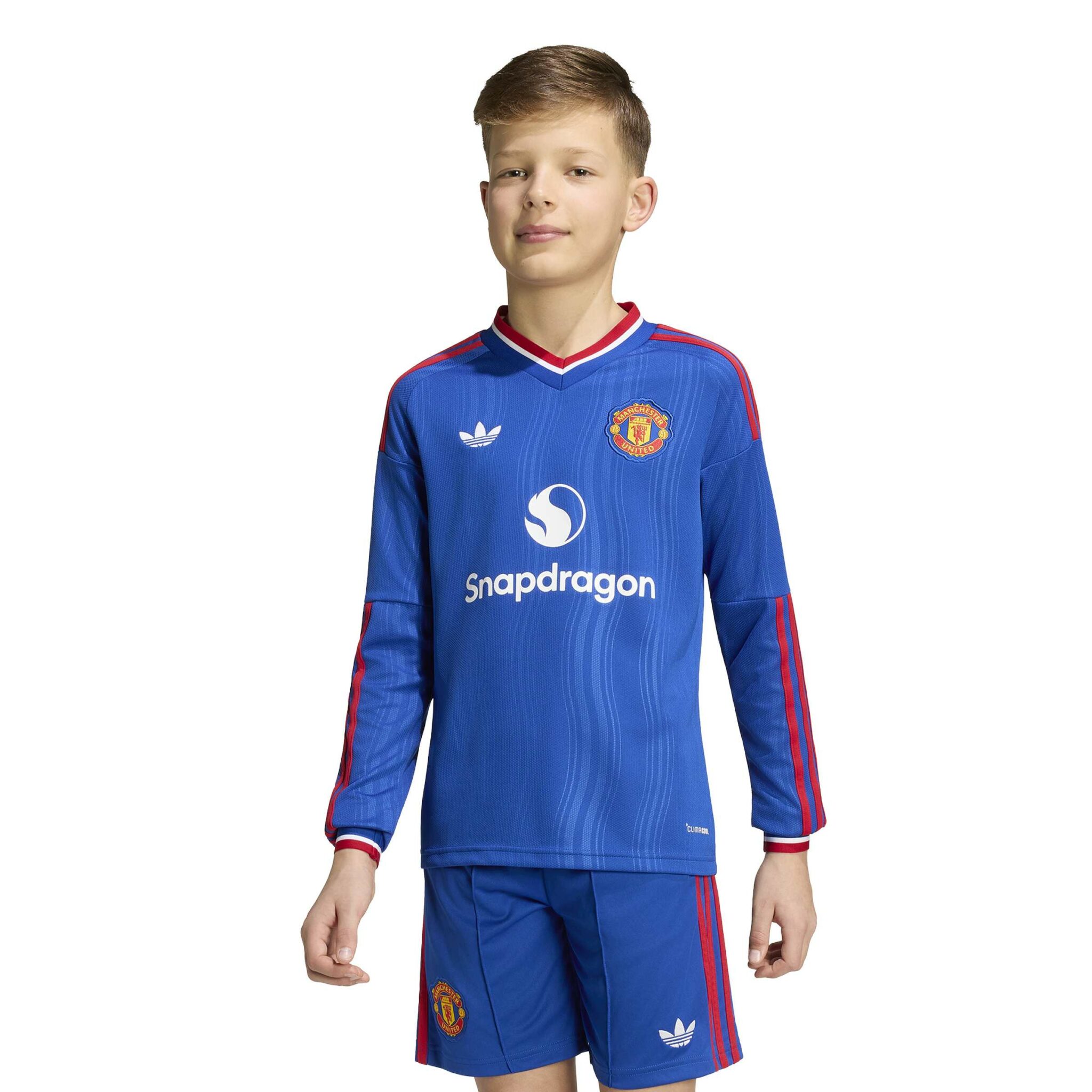MANCHESTER UNITED AWAY LANGERMA BARNA 26/27 ADIDAS - Image 4