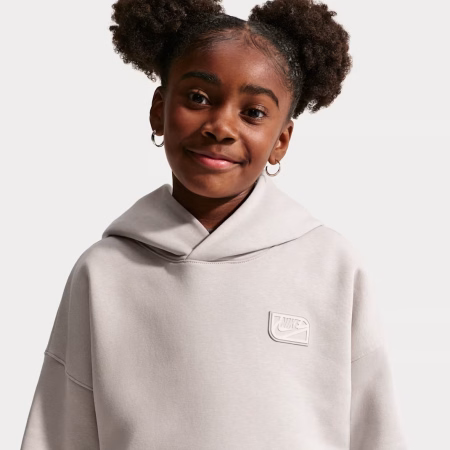 Nike Sportswear Club Fleece Oversized Fleece Hoodie barna beige