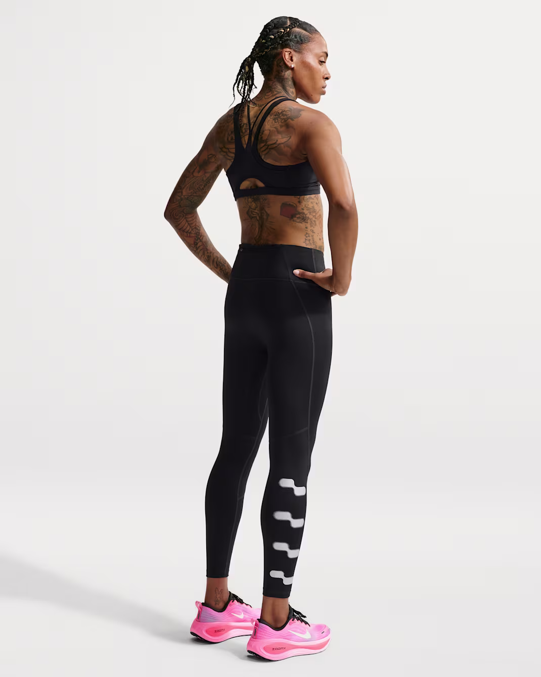 Nike Tempo Flash Womens High-Waisted 7/8 Running Leggings hlaupabuxur kvenna - Image 4