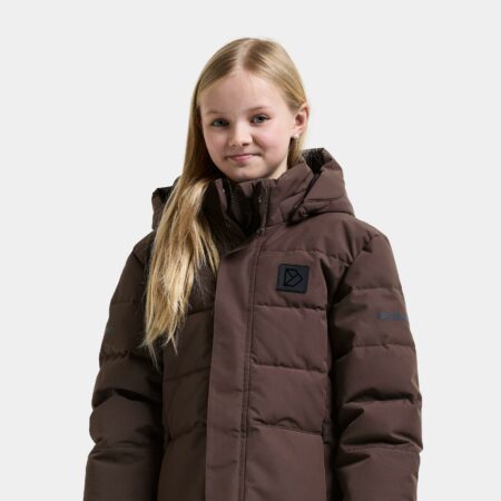 Didriksons Silikat Úlpa Barna / Shadow Brown