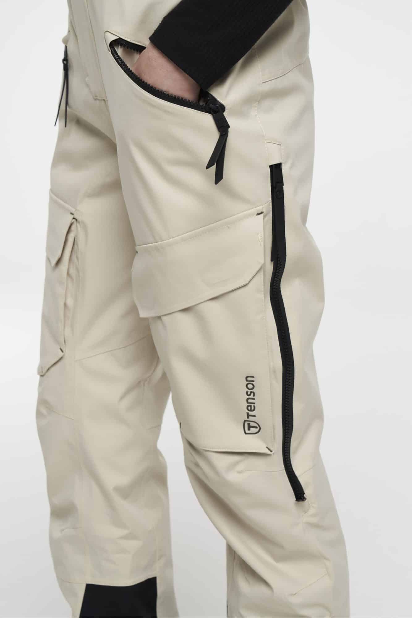 TENSON Sphere BIB Pants Beige Womens snjóbuxur / skíðabuxur